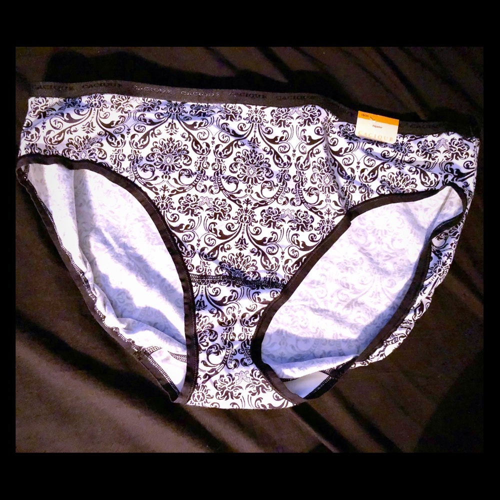 Lane Bryant Cacique 18 20 black hipster panty